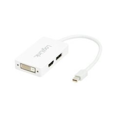 LogiLink 3in1, Mini DP/HDMI/DVI/DP цена и информация | Кабели и провода | kaup24.ee