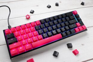 Ducky Rubber Keycap Set | 31vnt, Cosmic Pink цена и информация | Клавиатуры | kaup24.ee