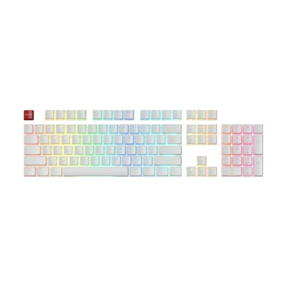 Glorious PC Gaming Race Aura Keycaps цена и информация | Klaviatuurid | kaup24.ee