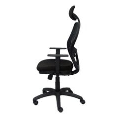 Офисный стул с подголовником Jorquera Piqueras y Crespo I840CTK, чёрный цена и информация | Офисные кресла | kaup24.ee