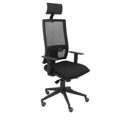 Офисное кресло с подголовником Horna bali Piqueras y Crespo BALI840, черное цена и информация | Офисные кресла | kaup24.ee