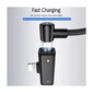 Usams US-SJ270 Dual Lightning Adapter to Lightning Headset Plug + Lightning Charger Plug Black hind ja info | USB jagajad, adapterid | kaup24.ee