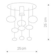 Nowodvorski Lighting подвесной светильник Salva 5422 цена и информация | Потолочный светильник, 38 x 38 x 24 см | kaup24.ee