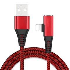 RoGer (iOS 13) Lightning Data and Charging Cable with extra Lightning port (female) 1m Red hind ja info | Kaablid ja juhtmed | kaup24.ee