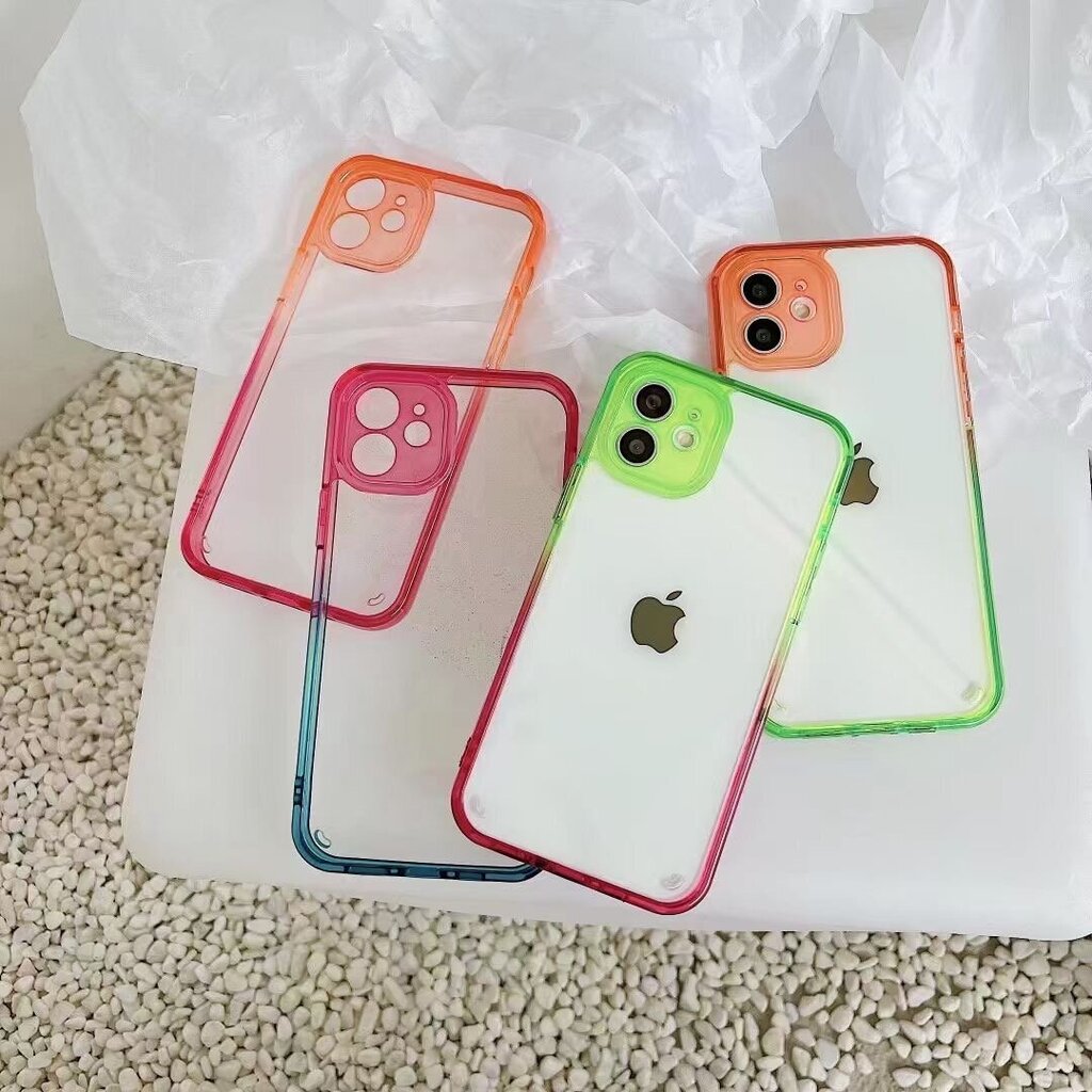 ColorFul Hard Case For iPhone 11, must/ punane цена и информация | Telefoni kaaned, ümbrised | kaup24.ee