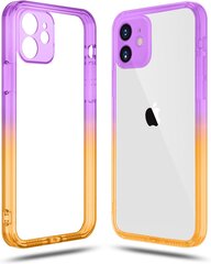 Чехол ColorFul Hard Case For iPhone 11, фиолетовый/оранжевый цена и информация | Чехлы для телефонов | kaup24.ee