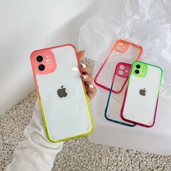ColorFul Hard Case For iPhone 12, roosa/ kollane hind ja info | Telefoni kaaned, ümbrised | kaup24.ee