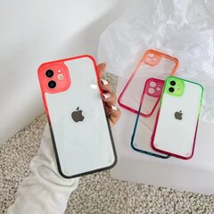 ColorFul Hard Case For iPhone 12, must/ punane цена и информация | Чехлы для телефонов | kaup24.ee