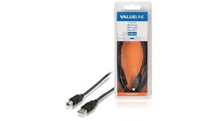 Printerikaabel Valueline VLCB60100B20 USB 2.0 / A-B, 2 m hind ja info | Kaablid ja juhtmed | kaup24.ee