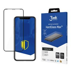 iPhone XS Max/11 Pro Max Black - 3mk HardGlass Max™ screen protector цена и информация | Защитные пленки для телефонов | kaup24.ee