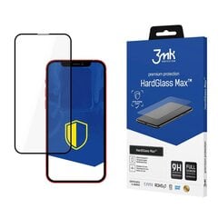 Apple iPhone 13 Black - 3mk HardGlass Max™ kaitsekile hind ja info | Ekraani kaitsekiled | kaup24.ee