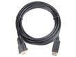 KABEL DISPLAYPORT M ->DVI-D (24+1) 1.8M hind ja info | Kaablid ja juhtmed | kaup24.ee