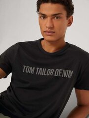 Футболка для мужчин Tom Tailor 1026926*29999, черная цена и информация | Мужские футболки | kaup24.ee