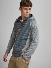 Мужская куртка JACK & JONES 12182242*03, тёмно-серая цена и информация | Мужские толстовки | kaup24.ee