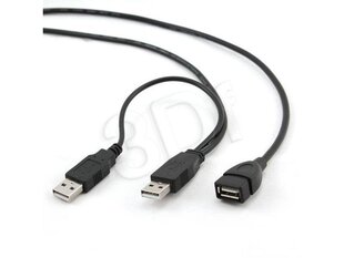 Кабель (удлинитель) Gembird USB 2.0, 0.9м цена и информация | Кабели и провода | kaup24.ee