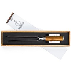 Вилка для мяса из японской стали STYLE DE VIE Olive Forged, Meat Fork, 19 см цена и информация | Столовые и кухонные приборы | kaup24.ee