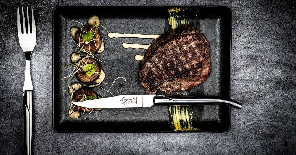 Steak noad Laguiole Luxury Line firmalt Style De Vie, 6 tk, roostevaba teras hind ja info | Noad ja tarvikud | kaup24.ee