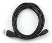 Kaabel Gembird USB (typ A)-microUSB, 3m цена и информация | Mobiiltelefonide kaablid | kaup24.ee