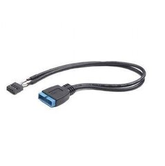 Gembird кабель PIN HEADER USB 3.0 (19 PIN) - USB 2.0 (9 PIN), 30 см цена и информация | Кабели и провода | kaup24.ee