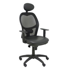 Офисное кресло Jorquera similpiel Piqueras y Crespo SNSPNEC, черного цвета цена и информация | Офисные кресла | kaup24.ee