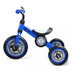 Маленький трехколесный велосипед, синий цена и информация | Трехколесные велосипеды | kaup24.ee
