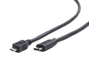 Kaabel Gembird Micro USB A -> USB C, 1,8m hind ja info | Mobiiltelefonide kaablid | kaup24.ee
