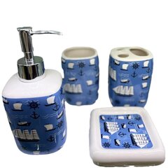 Керамический набор аксессуаров для ванной комнаты «Benedomo» цена и информация | Аксессуары для ванной комнаты | kaup24.ee