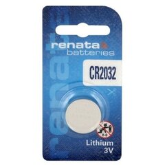 Батарейка RENATA CR2032-1BB, 1 шт. цена и информация | Аккумуляторы, батарейки | kaup24.ee