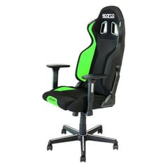 Игровое кресло Sparco, S00989NRVF, чёрное/зелёное цена и информация | Офисные кресла | kaup24.ee