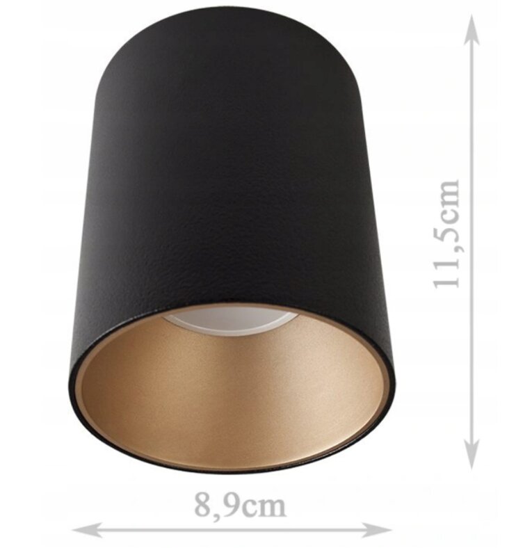 Nowodvorski Lighting laevalgusti Eye Tone Black/Gold 8931 hind ja info | Laelambid | kaup24.ee