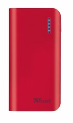 POWER BANK USB 4400MAH PORTAB./RED PRIMO 21226 TRUST цена и информация | Зарядные устройства Power bank | kaup24.ee