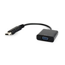 Liidese üleminek Gembird displayport 1.1->VGA, kaabliga, must цена и информация | Адаптеры и USB-hub | kaup24.ee