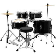 Набор из 5 детских барабанов Divarte College DrumSet BK цена и информация | Ударные инструменты | kaup24.ee