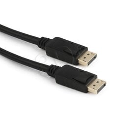 Кабель Gembird, 2 штекера DisplayPort, 3 м, черный цена и информация | Адаптеры и USB-hub | kaup24.ee