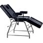 Professionaalne tätoveerimisstuudio tool-voodi PRO INK 602, must цена и информация | Ilusalongi mööbel | kaup24.ee
