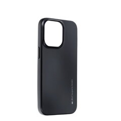 Mercury i-Jelly Metal Effect Thin TPU Hard Protection tagus iPhone 13 Mini Cosmo Black hind ja info | Telefoni kaaned, ümbrised | kaup24.ee