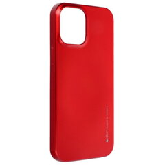 Mercury i-Jelly Metal Effect Thin TPU Hard Protection tagus iPhone 13 Pro Max Cosmo Red hind ja info | Telefoni kaaned, ümbrised | kaup24.ee