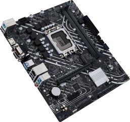 Põhiplaat|ASUS|Intel H610|LGA1700|MicroATX|Mälu DDR4|Mälupesad 2|1xPCI-Express 3.0 1x|1xPCI-Express 4.0 16x|1xM.2|1x15pin D-sub|1xHDMI|2xAudio-In|1xAu hind ja info | Emaplaadid | kaup24.ee