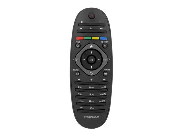 HQ LXP3802 TV remote control PHILIPS LCD/LED RC2813802 Black hind ja info | Smart TV tarvikud | kaup24.ee