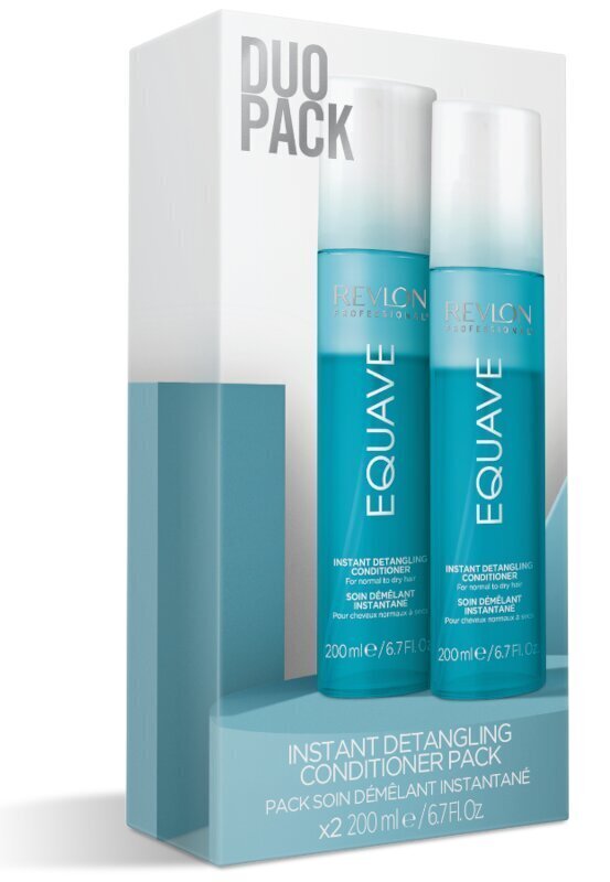 Pihustatav niisutav juuksepalsam Revlon Professional Equave 2 x 200 ml hind ja info | Maskid, õlid, seerumid | kaup24.ee