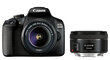 Canon EOS 2000D + EF-S 18-55mm III + EF 50mm STM цена и информация | Fotoaparaadid | kaup24.ee