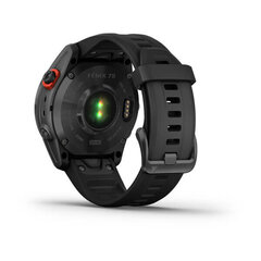 GPS-spordikell Garmin fēnix® 7S Solar Kiltkivihall musta rihmaga : 010-02539-13 hind ja info | Nutikellad (smartwatch) | kaup24.ee