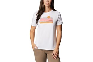 Женская футболка Columbia Sun Trek Graphic, белая цена и информация | Женские блузки, рубашки | kaup24.ee