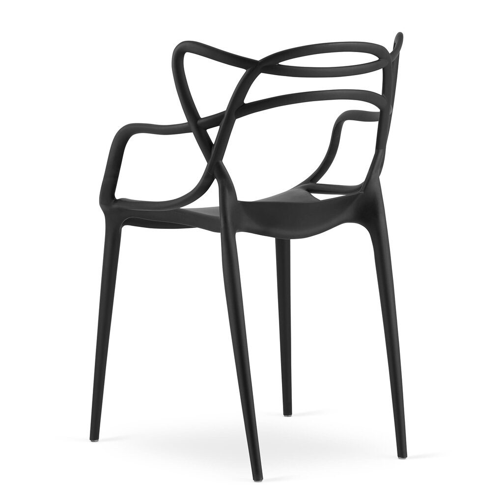 4-tooli komplekt Kato, must hind ja info | Söögitoolid, baaritoolid | kaup24.ee