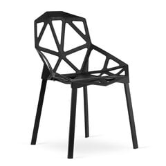 Комплект из 4-х стульев Essen, черного цвета цена и информация | Стулья для кухни и столовой | kaup24.ee