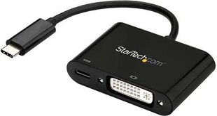 StarTech CDP2DVIUCP, USB-C - DVI + USB-C hind ja info | USB jagajad, adapterid | kaup24.ee