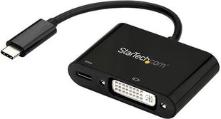 StarTech CDP2DVIUCP, USB-C - DVI + USB-C цена и информация | Адаптеры и USB-hub | kaup24.ee