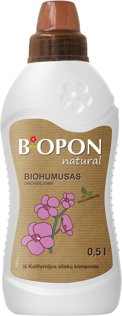 BIOPON NATURAL Biohuumus orhideedele hind ja info | Vedelväetised | kaup24.ee