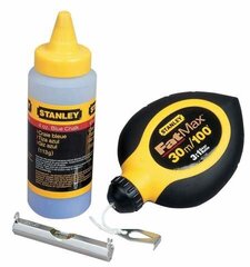 Stanley 333350-STX Fat Max Chalk Line komplekt 0-47-681 цена и информация | Механические инструменты | kaup24.ee