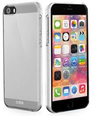 SBS Rigid case Crystal in trasparent plastic for iPhone SE/5S/5 hind ja info | Telefoni kaaned, ümbrised | kaup24.ee